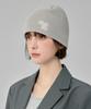 Bajal Leaf Vz Logo Waffle Beanie Grey