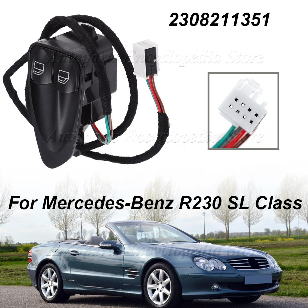2308211351 A23082113517167 For Mercedes-Benz R230 SL Class Accessories Driver Side Switch Car Left Door Power Window Switch