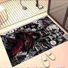Demon Slayer Print Rug, Washable Floor Carpet, For Entryway Dorm Laundry Room Office Study, Home Decor Birthday Christmas Gift