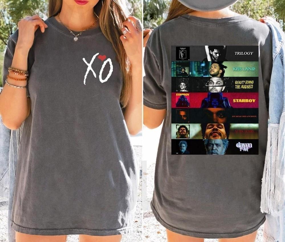 

Vintage the & Weekndd Logo Double-sided Retro T-shirt 16D164 Unisex T-Shirt XXXXL