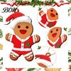 Winter Wonderland Decor Gingerbread Man Hanging Ornaments, Wooden Figure Pendants, Xmas Tree Rustic Christmas Decorations for Tree, Party Favors