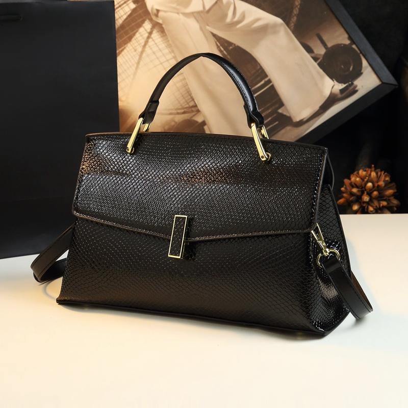 

Женские сумки из кожи с принтом змеи, роскошные модные женские сумки, наплечная сумка кроссбоди, портативная сумка-тоут с верхней ручкой для мамы чёрный