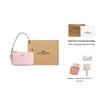 Coach Nolita 19 Classic Logo Metal Hardware Faux Leather Shoulder Bag Small Women Shoulder Bag Blush CW426-IMPO