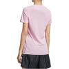 Adidas Sports Crew Neck Pullover Short Sleeve T-Shirt Women T-Shirts Pink DU0633