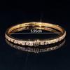 Classic Retro Light Luxury Micro-paved Zircon Women's Fashionable Simple Bracelet