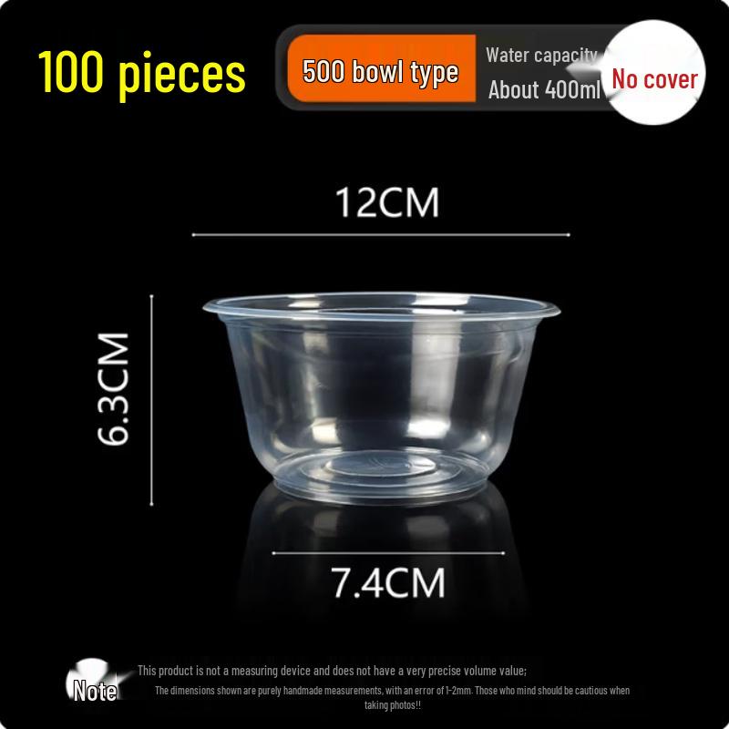 Xingduo Thickened Disposable Round Plastic Food Bowls