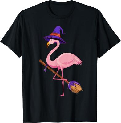 Halloween Flamingo Funny Flamingo Lover Witch Has Halloween T-Shirt