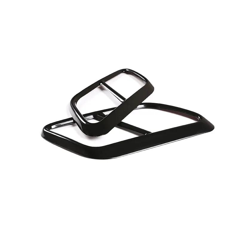 Car Rear Exhaust Muffler Tail Pipe Cover Trim For Land Rover Range Rover Velar 2017 2018    Stainless Accessories