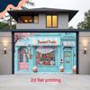 2D Aesthetic Candy Store Backdrop, Cute Pastry Shop Tapestry for Sweet Themed Party