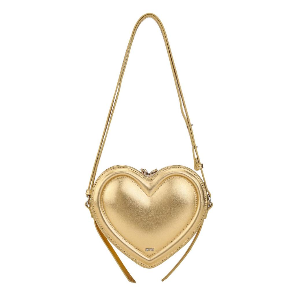 Borsa a tracolla a forma di cuore 3D, Portamonete chic, dolce e cool a spalla singola, Borsa a mano geometrica di tendenza da donna