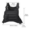 Multi-functional Sports Vest Bag Adjustable Outdoor Chest Bag Multi-functional Chest Bag  Cycling