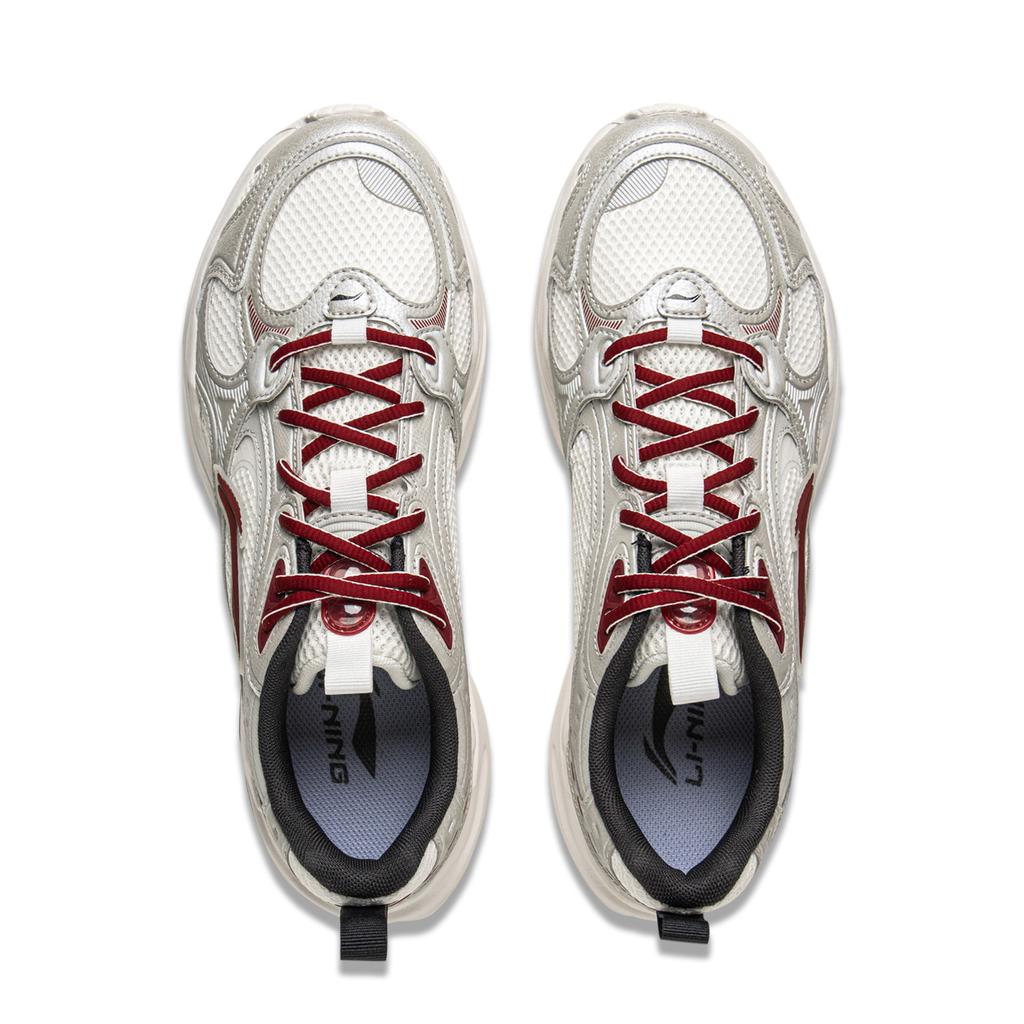 Li Ning Meteor 2K Classic Fashion Versatile Retro Comfortable Shock Absorbing Non-Slip Wear-Resistant Low-Top Dad Shoes Men sneaker AGCV113-4
