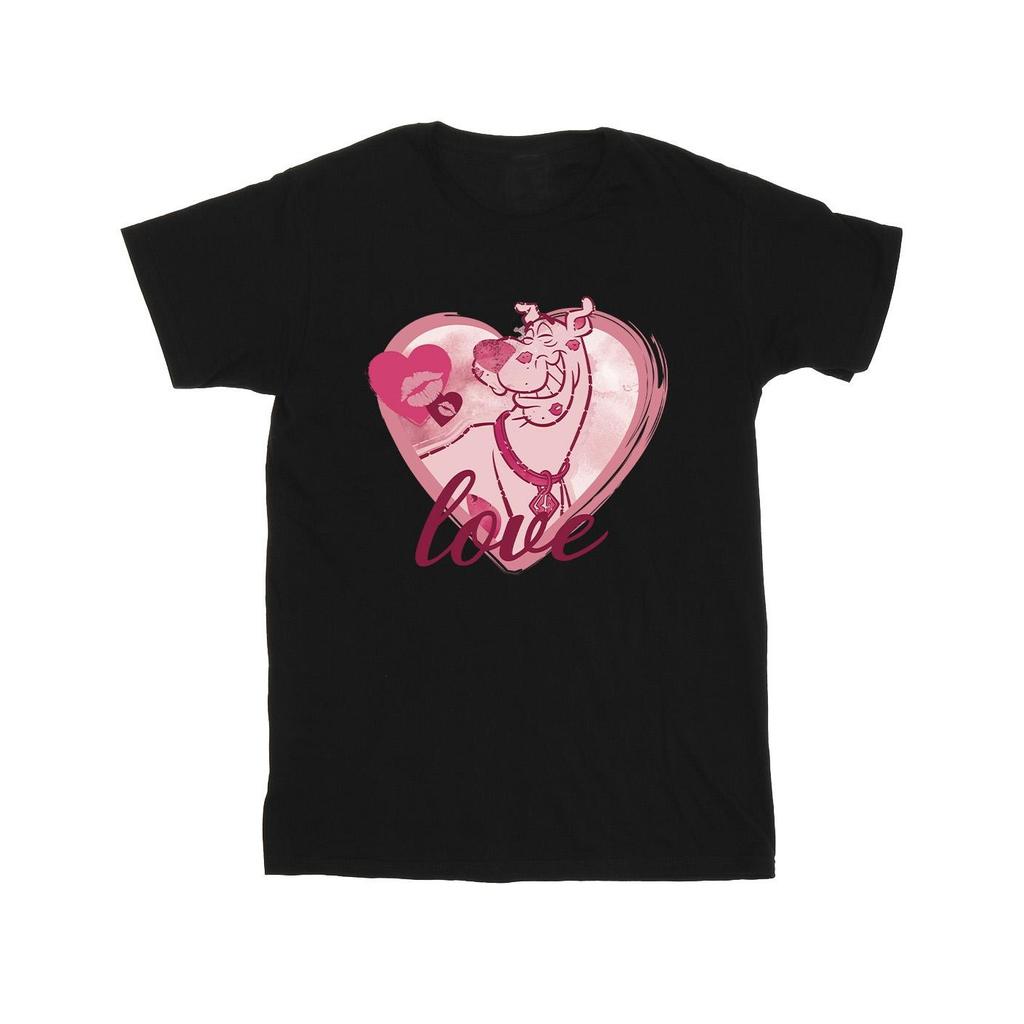 Scooby Doo Girls Love Kisses Cotton T-Shirt