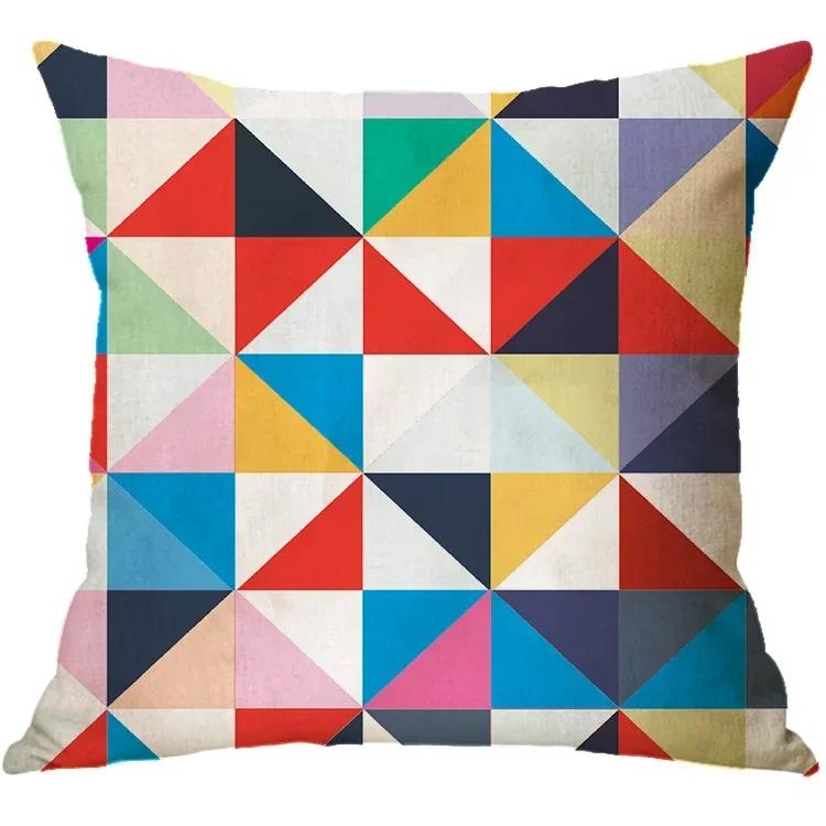 45x45cm Nordic Geometric Cushion Cover for Sofa Office Home Decor Throw Pillow Cover Outdoor Camping Car Pillow Case Home Decor