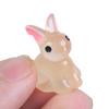 Soft Glowing Rabbits Miniatur Night Glowing Bunnies for Creating Miniature Figurines Home Decorations 20PCS