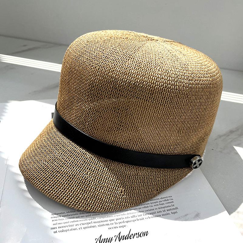 New hollow breathable cap women's summer outdoor seaside visor casual versatile sunscreen hat equestrian hat