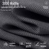 Warrior Unisex Waffle Texture Straight-Leg Casual Sport Pants