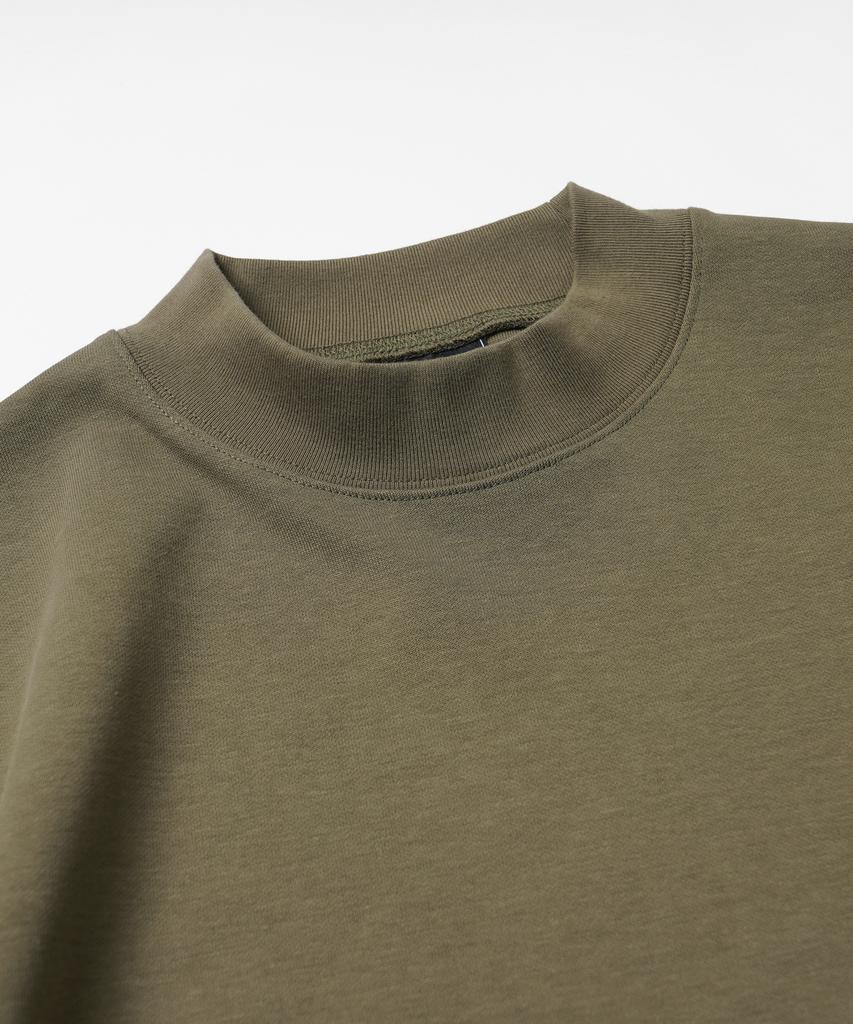 FRIZMWORKS Regular Mock Neck Tee _ Olive