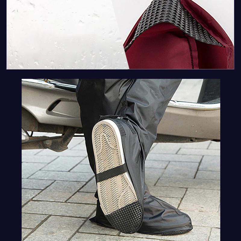 Guêtres Imperméables de Camping Randonnée Pantalons de Pluie Longueur Genou Unisexe Extérieur Moto Équitation Pantalons de Wading Couvre-Jambes Couvre-Chaussures