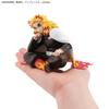 Serie Dämon Kimetsu no Yaiba Tenohira ca. 90 mm PVC bemalte fertige Figur GEM. Jäger Rengoku-san