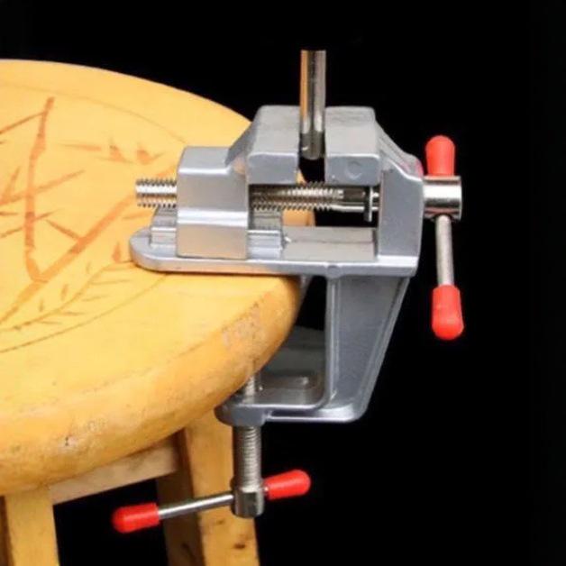 Multi-functional Mini Flat Jaw Bench Vise for Household Workbench