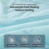 Cooling Fabric Cooling Blanket Double Sided Summer Quilt Air Condition Comforter  Bedroom Use