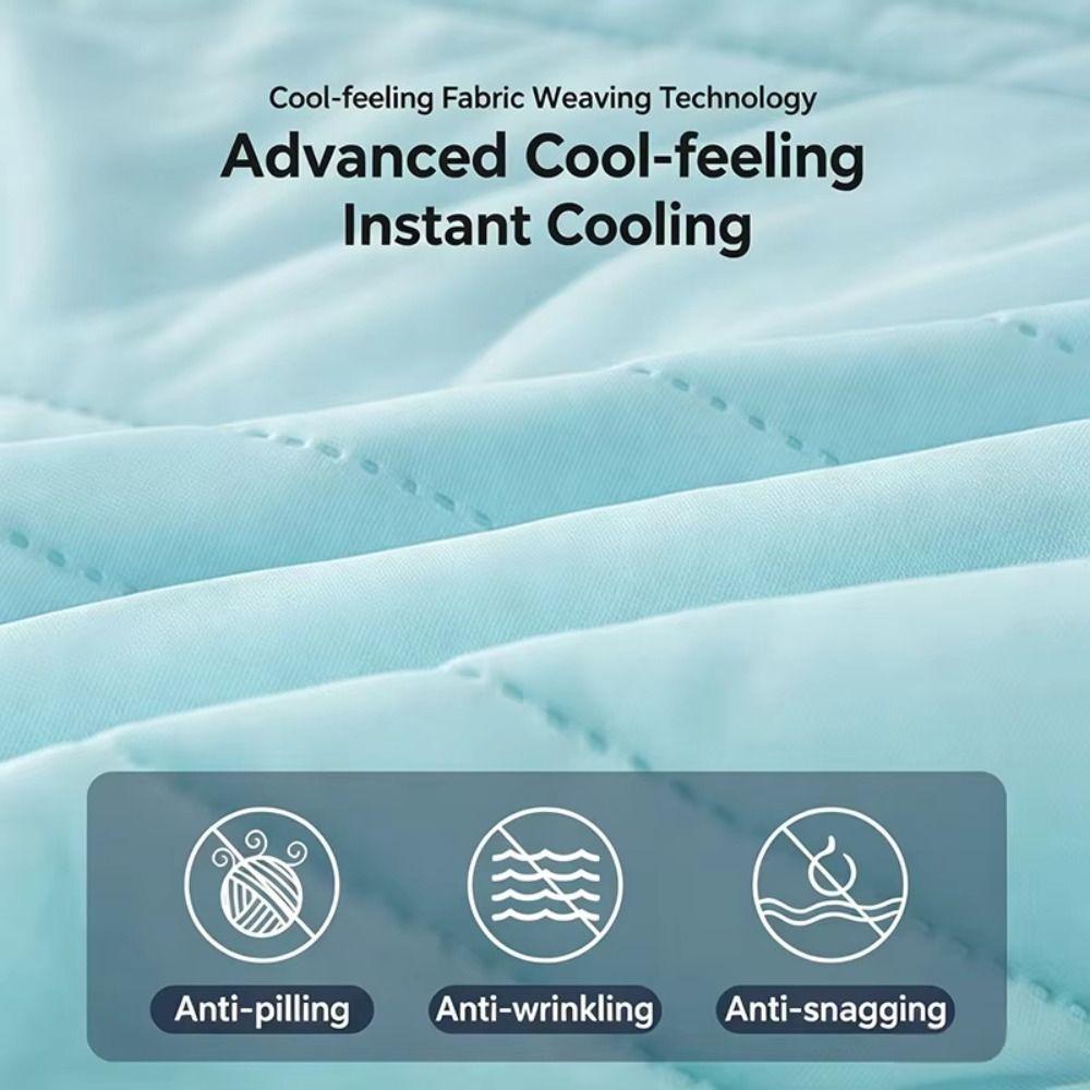Cooling Fabric Cooling Blanket Double Sided Summer Quilt Air Condition Comforter  Bedroom Use