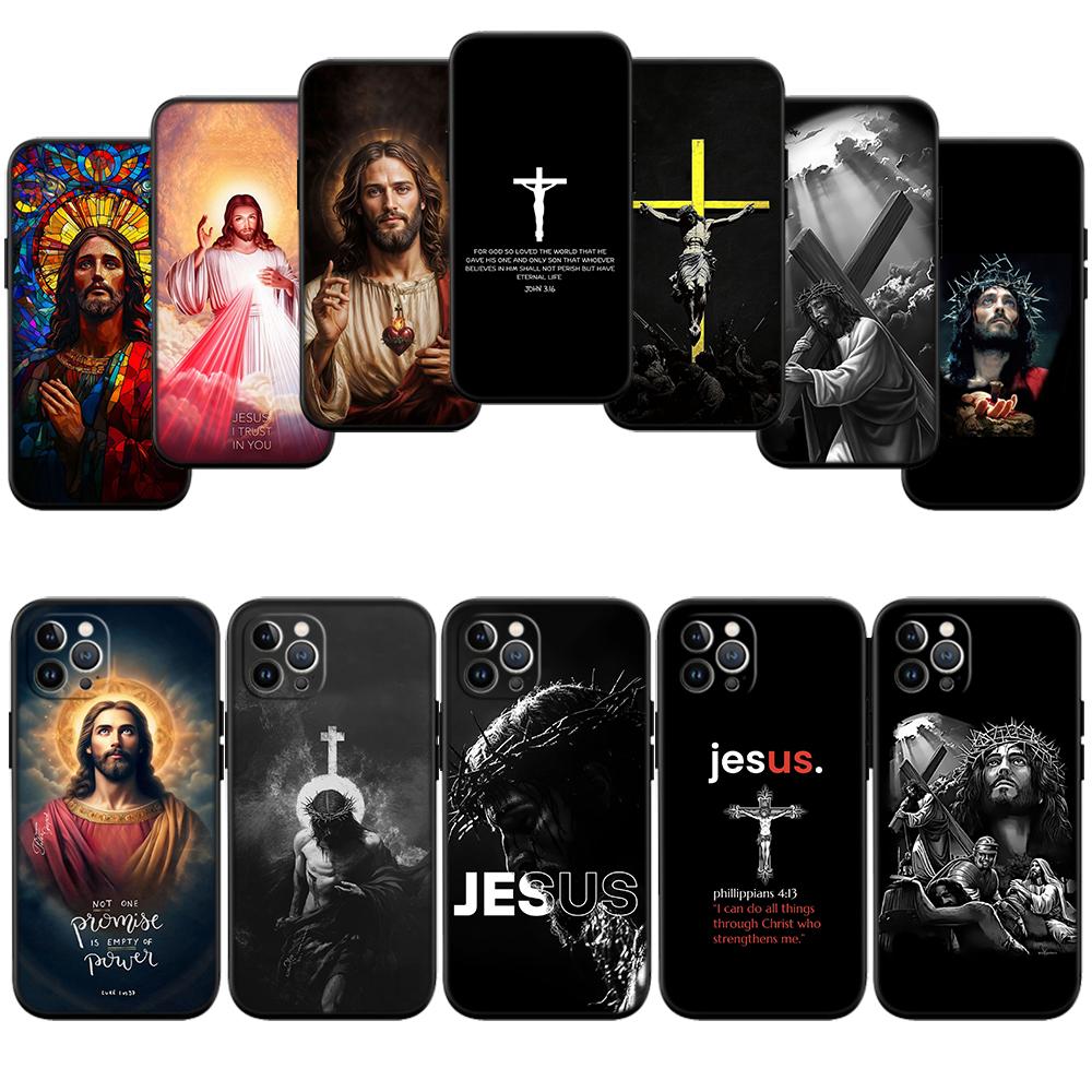 BH30 Jesus Christ Phone Case for Samsung Galaxy S20 S21 S22 Ultra FE + Plus A21S A22 A24 A25 A26 A30 A30S A31
