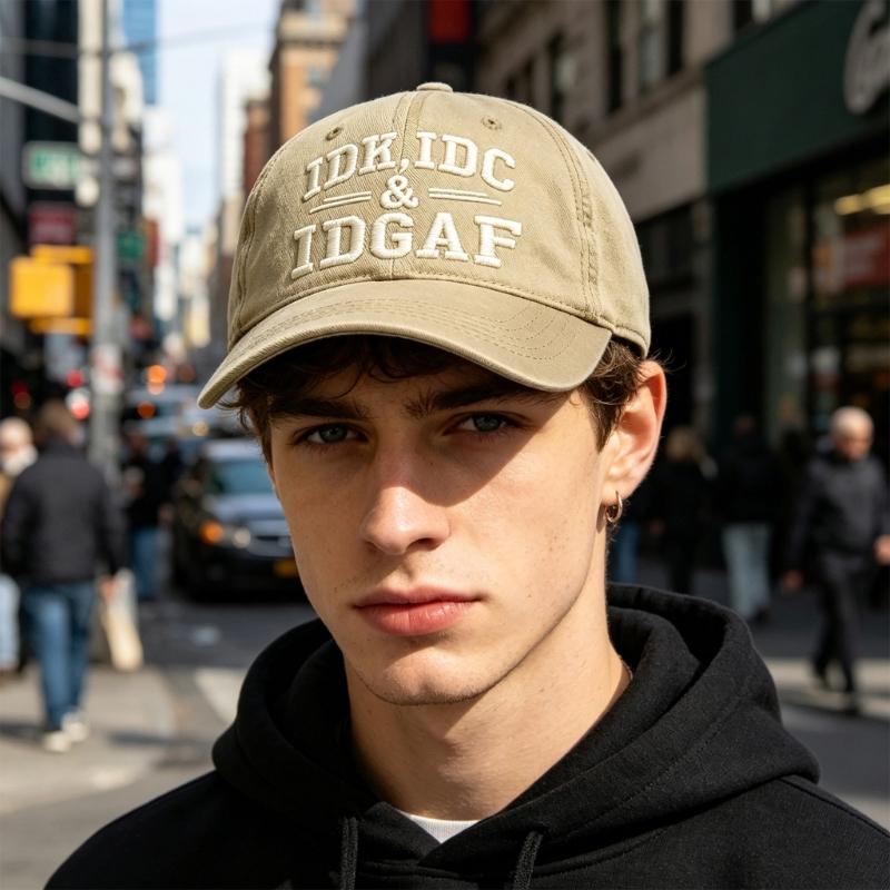 Cappellino da Baseball Unisex in Cotone alla Moda Cappello da Sole da Esterno con Cinturino Regolabile e Design Traspirante Circonferenza Testa 55-60cm