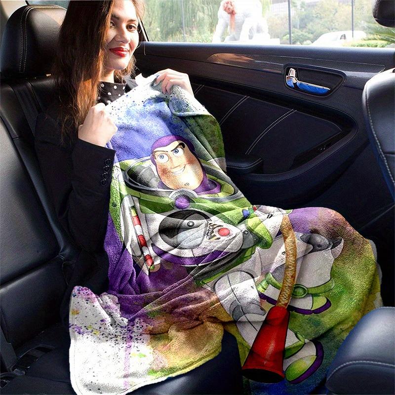 1pc, Buzz Lightyear Inspired Blanket - Seasonal Universal, Home Decor, Throw Blanket, Soft Flannel Throw Blanket - Versatile & Cozy for Bedr