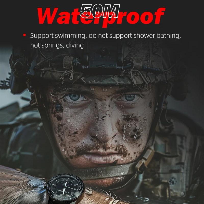 NORTH EDGE MACH Solar Power Quartz Watch Men Waterproof 50M Men's Pilot Sports Wristwatches Luminous Enviormentally Clock