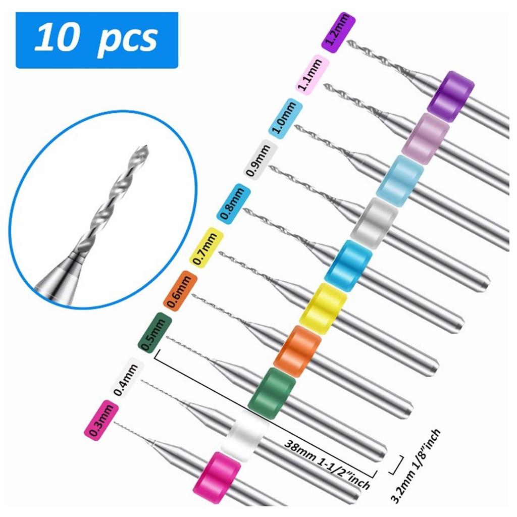 37pieces Hand Drill Tool Set With Pin Vise Hand Drill Mini Twist Drill Bits Bench Vice For DIY Jewelry Making Craft Carving (0.3-1.2 Mm)