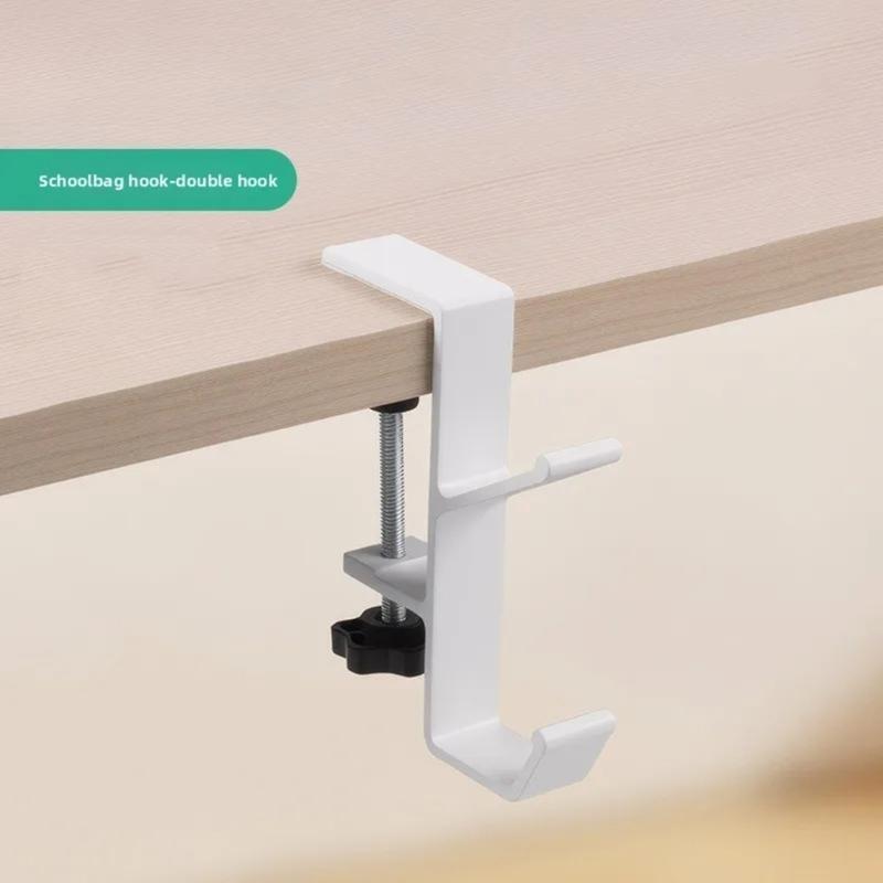 Adjustable Double Layer Aluminum Alloy Headphone Stand Wide Compatibility Easy Assembly For Desk Organization