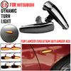 LED Side Fender Dynamic Turn Signal Light Marker Lamp For Mitsubishi Lancer Evolution Evo X Outlander Sport RVR ASX Mirage 2014+