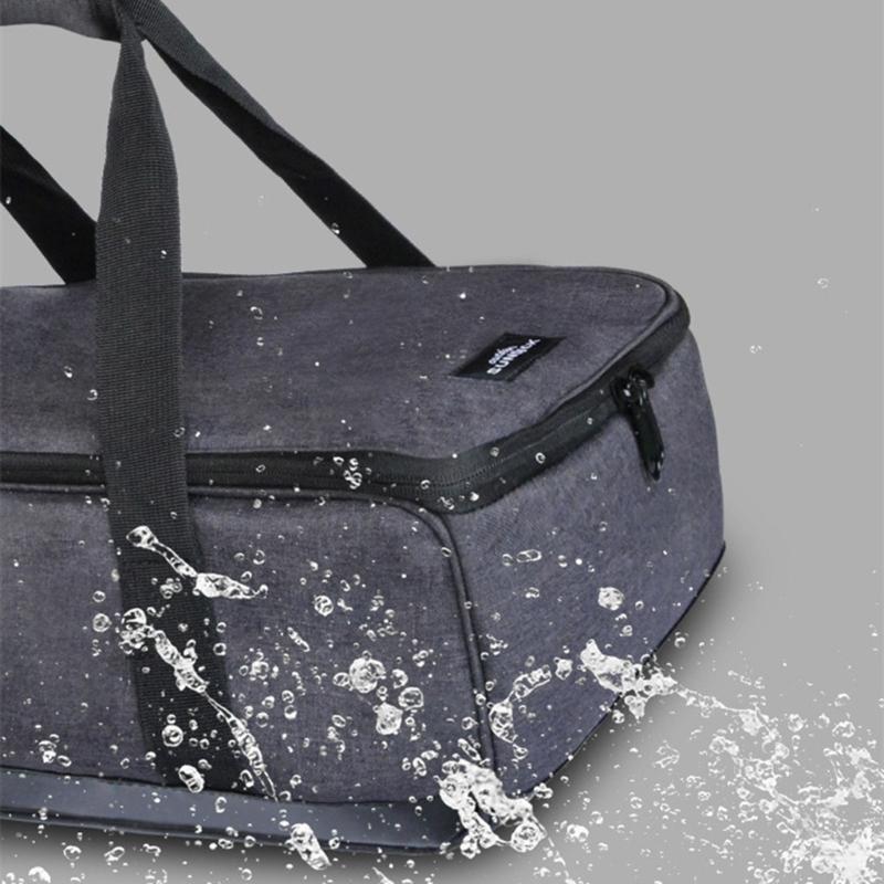 Waterproof Pot Stove Storage Gas for Tank Bag Picnic Basket Outdoor Camping Stove Gas Canister Pot Carry Bag Storage Sac