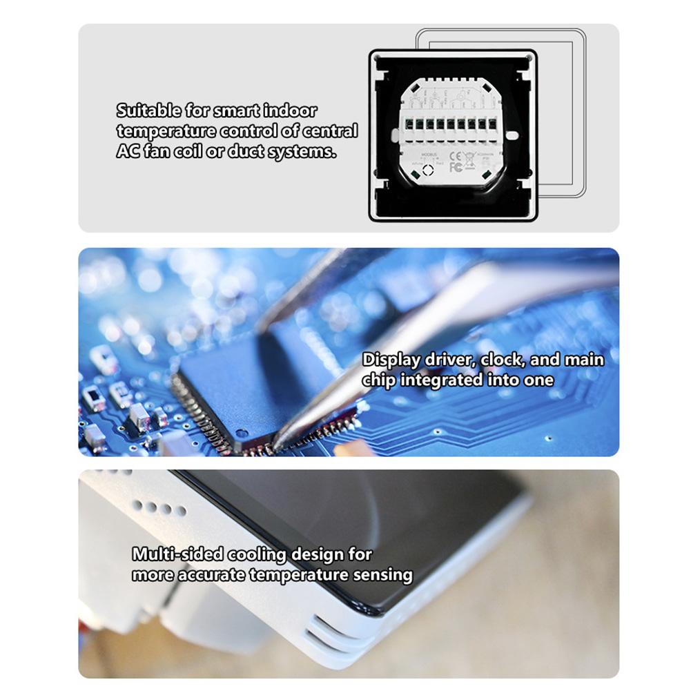 Voice Activated Voice Activated Thermostat Touch-Based Operation User-Friendly Interface Versatile Compatibility