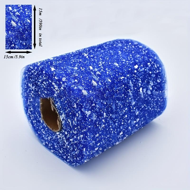 15cm Wide Snow Dot Gauze (1pc) – Rose Bouquet Packaging Material, Wedding Decoration Mesh, Flower Shop Flower Net