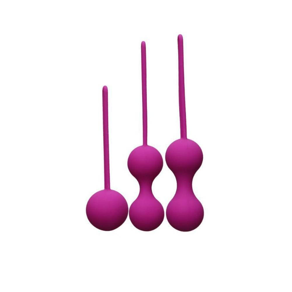 3Pcs Adult Products Female Vagina Masturbation Exercise Balls Dumbbell Balls Shrinking Balls Private Parts Tightening Exercise