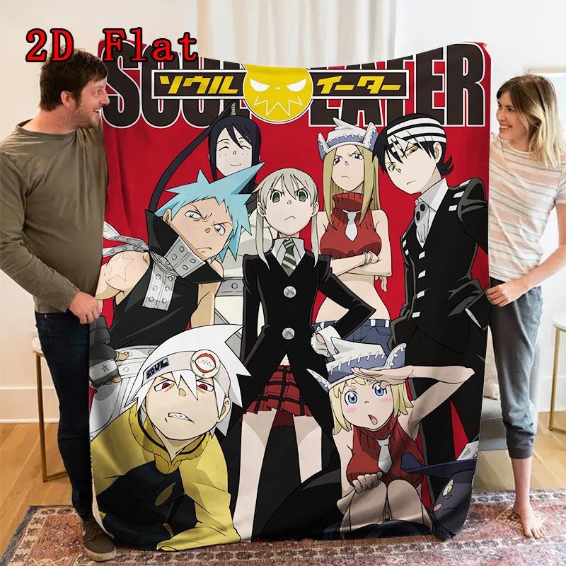 Soul Reaper 2D Flat Pattern Flannel Blanket High Quality All Seasons Warmth and Comfort Perfect for Christmas Gifts.SMT0917405