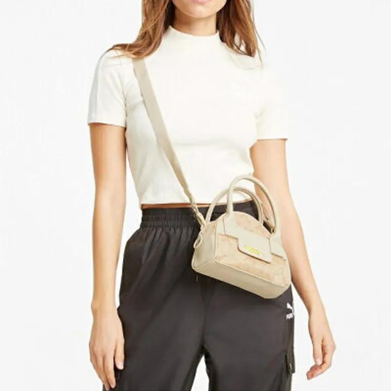 PUMA Polyester Shoulder Bag , Crossbody Bag , Handbag Regular Women's Apricot Pink (Unisex) Handbags 077940 02