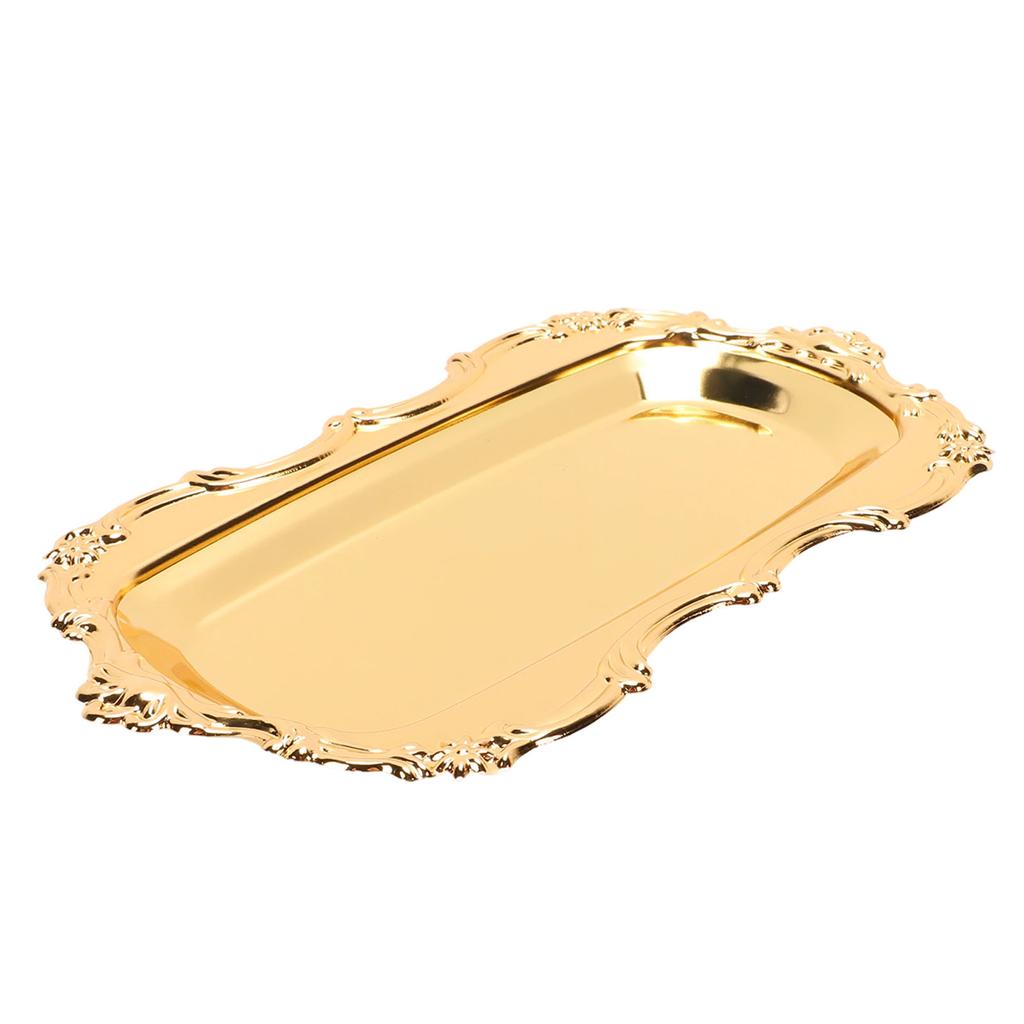 Jewelry Tray European   Rectangle Shape Multifunctional Antique Trinket Dish for Parties