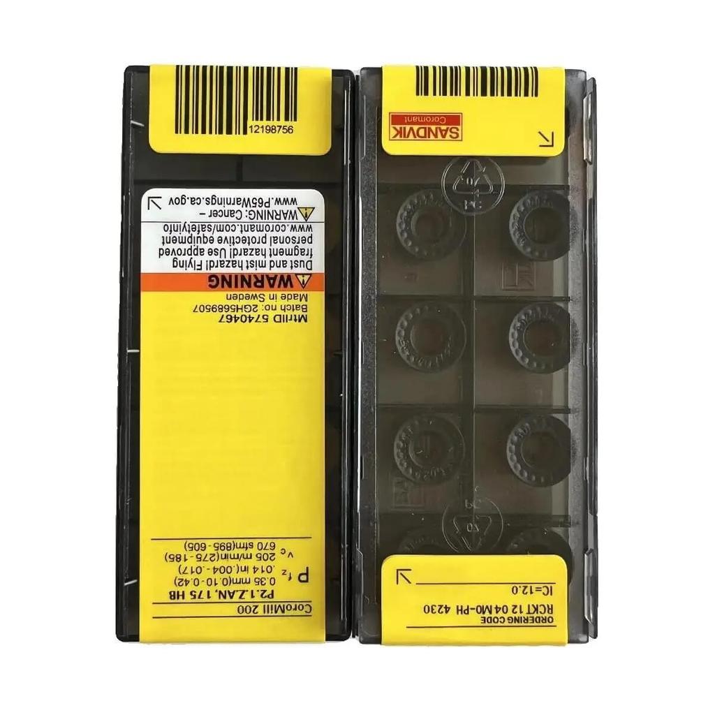 Original Sandvik / RCKT1204M0-PH 4230  / CNC Lathe Carbide Blade 10 PCS