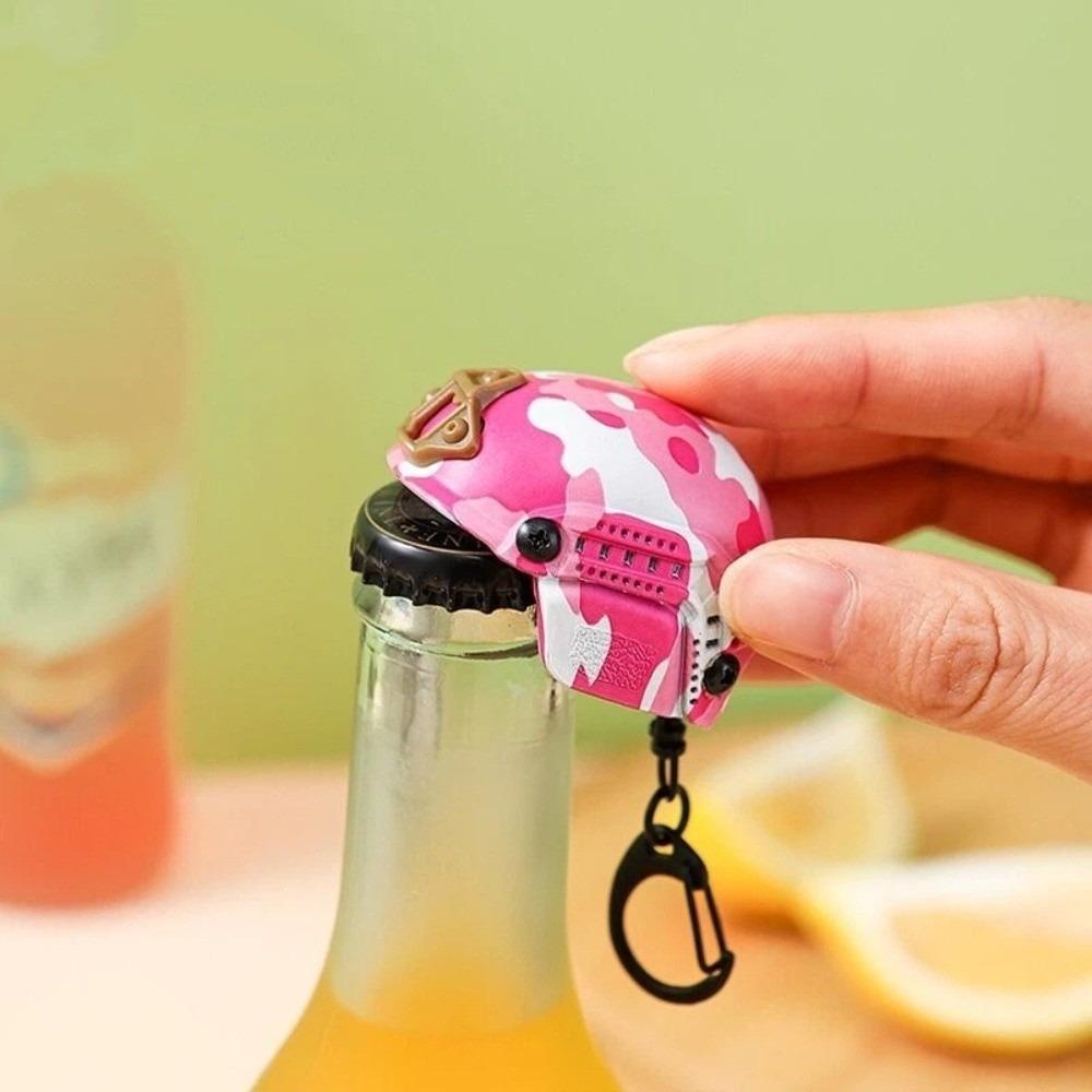 Gift Helmet Key Ring Camouflage Backpack Charm Portable Mini Helmet Model Keychain Bags