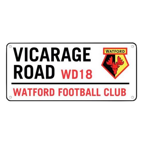 Watford FC Vicarage Road Street Sign