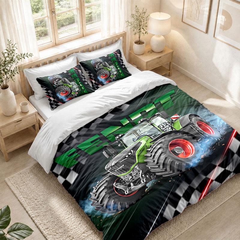 Set Biancheria da Letto 1 Copripiumino 2 Federe Stampa Fendt Camera da Letto Decorazione Casa