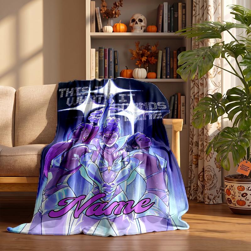 HUNTRIX Custom Flannel Blankets Soft Warm Cozy Throws for Home Decor Holiday Gifts