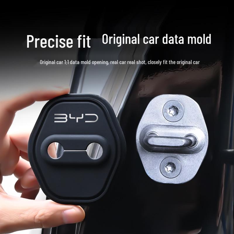 Universal BYD Door Lock Cover: Silent, Shock-Absorbing Silicone Protector