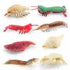 Ocean Animal Pvc Pipi Shrimp And Crab Figures Set With Static Marine Models For Marine Enthusiasts