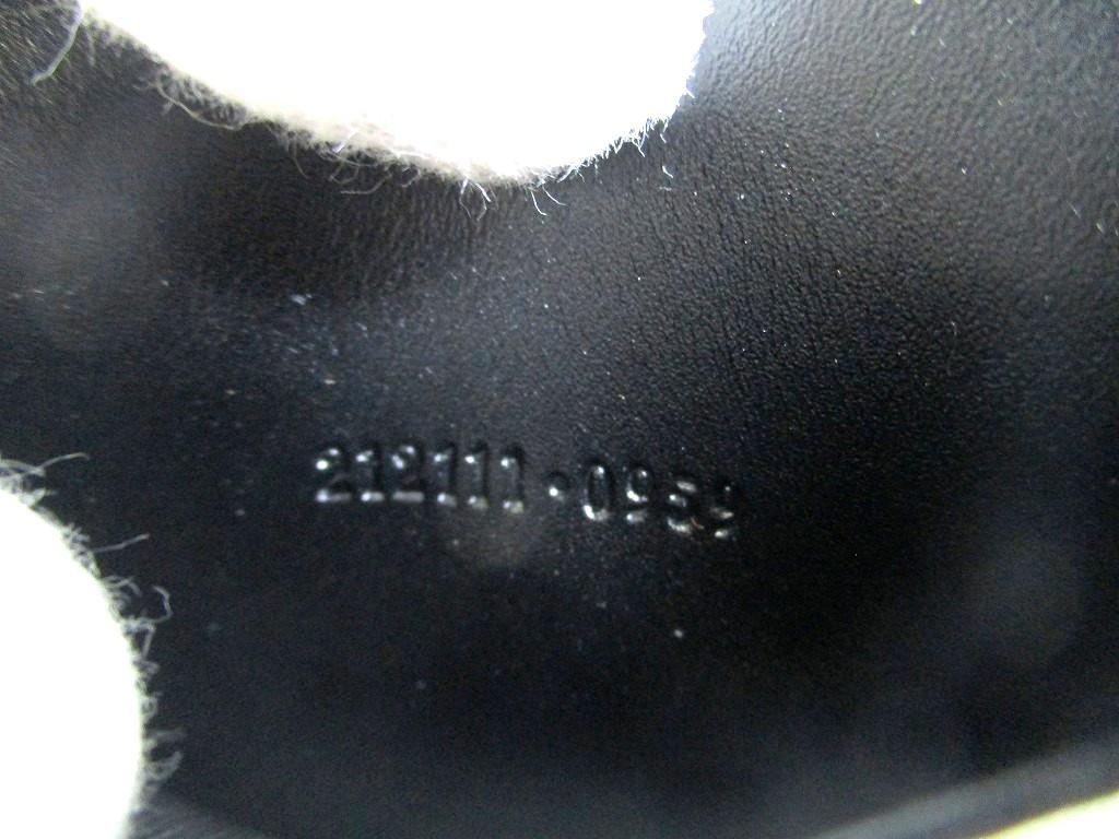 Authentic GUCCI GG Imprimee Black Leather 6 Pics Key Chain #b056  Open box