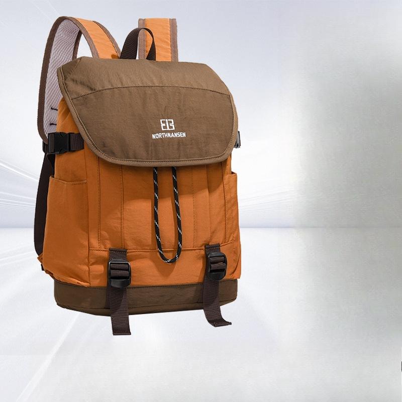 Casual Women's Backpack Large Capacity Fashion Trendy Student Schoolbag Lightweight Computer Bag Contrasting Color Men's Backpack